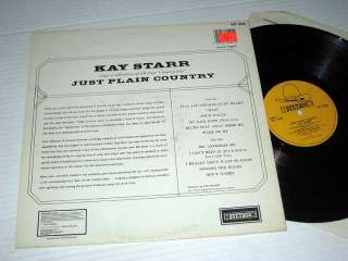 KAY STARR Just Plain Country STETSON VG++/NM  UK Press  