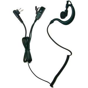  Klein 2 Wire Headset + Mic for Kenwood Portable Radio GPS 
