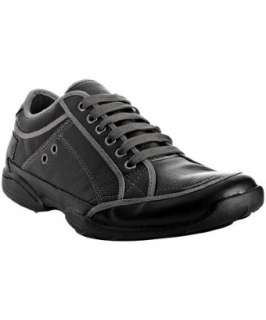 Kenneth Cole Reaction black leather Call The Shots sneakers 