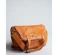 Kooba coral leather Hailey satchel   