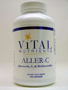 VITAL NUTRIENTS ALLER C (200 capsules) *Respiratory & Sinus Support 