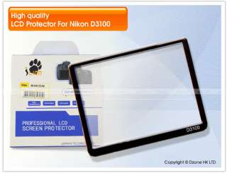 High quality 3 LCD Screen Protector * Nikon D3100#E297  