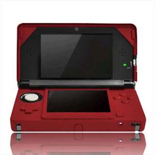 RED SOFT SILICONE SKIN COVER CASE ONLY FOR NINTENDO 3DS  