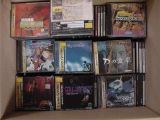 WHOLE SALE SEGASATURN GAME 120 GREAT LOT JP IMPORT  