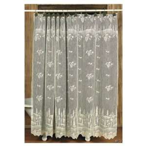  Pinecone Lace Shower Curtain