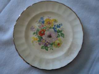   DuBarry IMPERIAL Ware Bread & Butter Plate 18 K GOLD FLORAL  