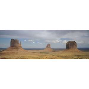 Rock Formation in an Arid Landscape, Monument Valley, Arizona, USA by 