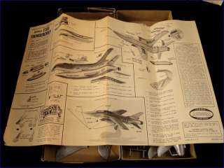 vintage plastic model airplane kit no 123 98 complete in its original 