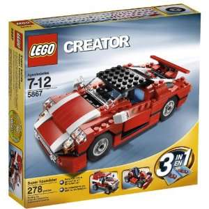  LEGO Creator Red Car Super Speedster (278 pcs)    Toys 
