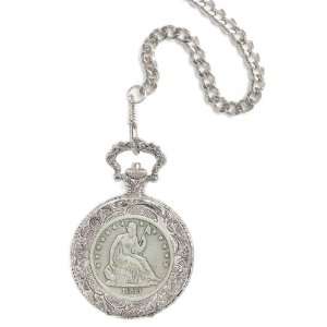  Seated Liberty Silver Half Dollar Pocket Watch Everything 