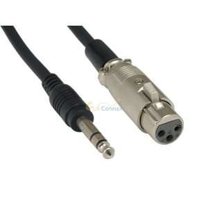  3ft XLR Female to 1/4 Male Microphone Cable Electronics