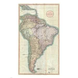  1806 Cary Map of the Western Hemisphere Poster (18.00 x 24 