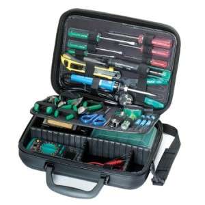   Electronic Basic Tool Kit w/ case Electrician Service set electrical