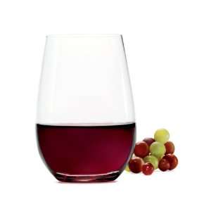 Mikasa Barmasters 24 Ounce All Purpose Stemless Wine Glasses, Set of 4 
