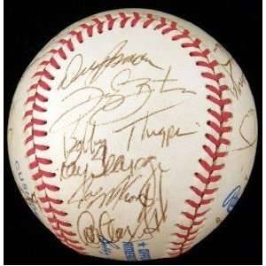    1987 White Sox Team 25 SIGNED Brown MLB Baseball