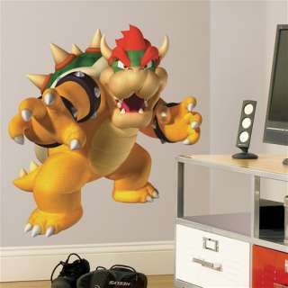 New GIANT SUPER MARIO BOWSER WALL DECAL Nintendo Mural Bedroom 