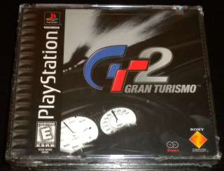 Gran Turismo 2 GT2 Playstation PS1 [Brand New Factory Sealed] Black 