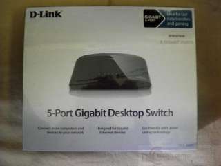 Link DGS 1005G 5 Port Gigabit Desktop Switch $40  