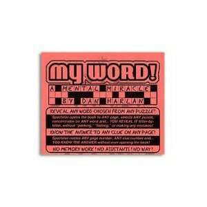  My Word by Dan Harlan Toys & Games