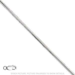 925 STERLING SILVER 2.0MM DIAMOND CUT SNAKE CHAIN NECKLACE  