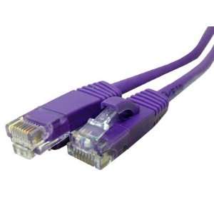  2 FT Booted CAT6 Network Patch Cable   Purple Electronics
