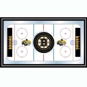 NHL Boston Bruins Framed Hockey Rink Mirror Electronics