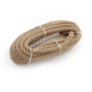 5m NATURAL JUTE ROPE 40mm 3 STRAND TWISTED Braided Linen Line Sash 