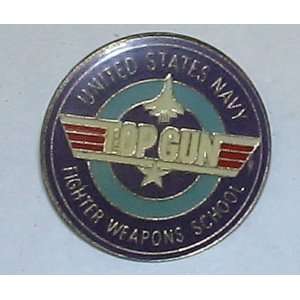  Vintage Enamel Pin  Top Gun 
