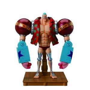   One Piece Bandai JAPANESE PVC Statue Figure Cyborg Franky Toys