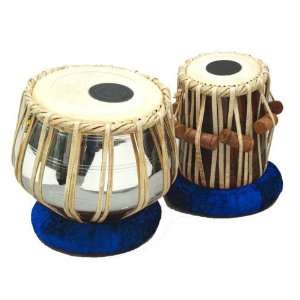 Original Double Gajra Bombay Pro grade Tabla Drums. Sholapur Skin, Dvd 