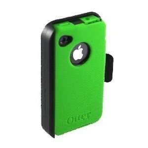 Green/Black OEM OTTERBOX DEFENDER Case & Holster Clip for APPLE IPHONE 