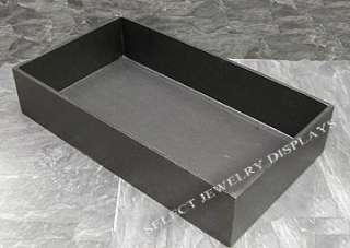 Black Leather Standard Utility Tray Jewelry Display 3  