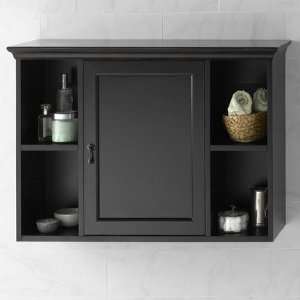 Ronbow 688225 Traditional Style Overjohn Cabinet Finish Antique Black