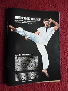   Page Chuck Norris Fashion Spread Martial Arts Pajamas Robes  