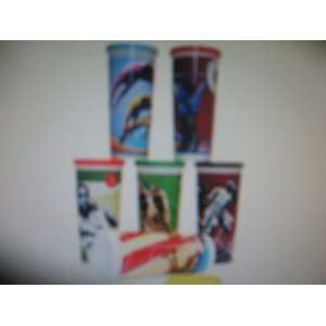  Tupperware Set of Six Sports Tumblers with Seals 