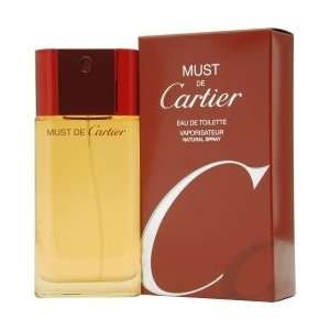  MUST DE CARTIER by Cartier EDT SPRAY 3.4 OZ Womens 