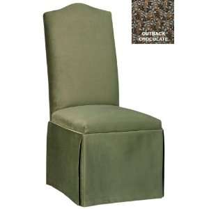  Camel back Parsons Chair With Skirt, CAMEL W/SKIRT, OUTBCK 