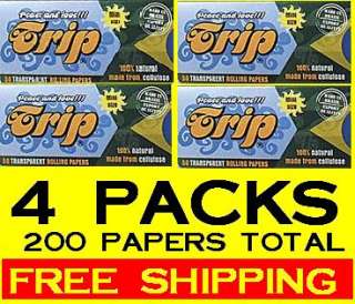 PKS New TRIP Mini 79mm Clear Cigarette Rolling Papers  