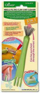 Clover NEEDLE FELTING CLAW & MAT CLEANER 051221557361  