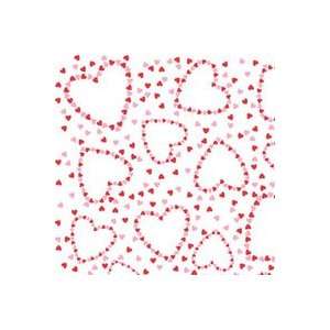   Lots of Love Red and Pink 4 x 9 inch Cellophane Bags 