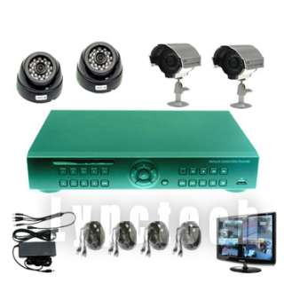 4CH Camera DVR Security Surveillance Monitoring System  