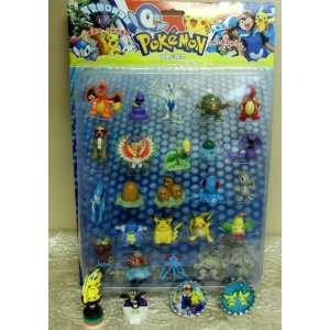  Hard to Find Pokemon 28 Piece Boxed Set Play Figures with 