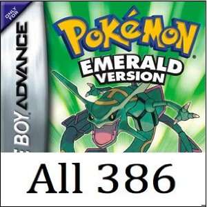  Pokemon Emerald Preloaded with All 386 Pokemon + All Items 