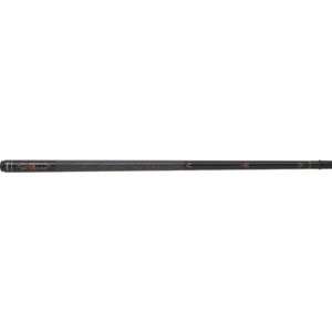 Transfer Design Pool Cue in Black with Metallic Red / White Weight 19 