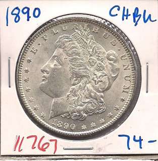 1890 Morgan Silver Dollar Choice BU 11767  