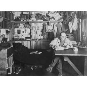  Captain Scott in His Den at Winter Quarters, During the 