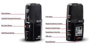 Zoom H2n Handy Recorder Portable Digital Audio Recorder 884354010065 