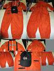 NASA ORANGE FLIGHT / JUMPSUIT W/ 4 PATCHES SZ 12   14