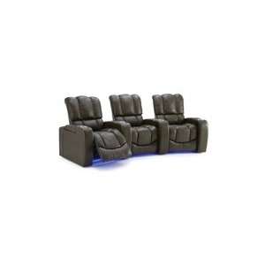   Theater 3 Seat Row Leather Recliners from Palliser