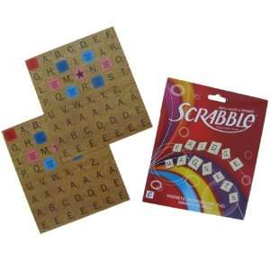 Complete Scrabble Refrigerator Game Set Fridge Magnets ABC 